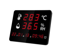 Digital sauna thermohygrometer with remote sensor