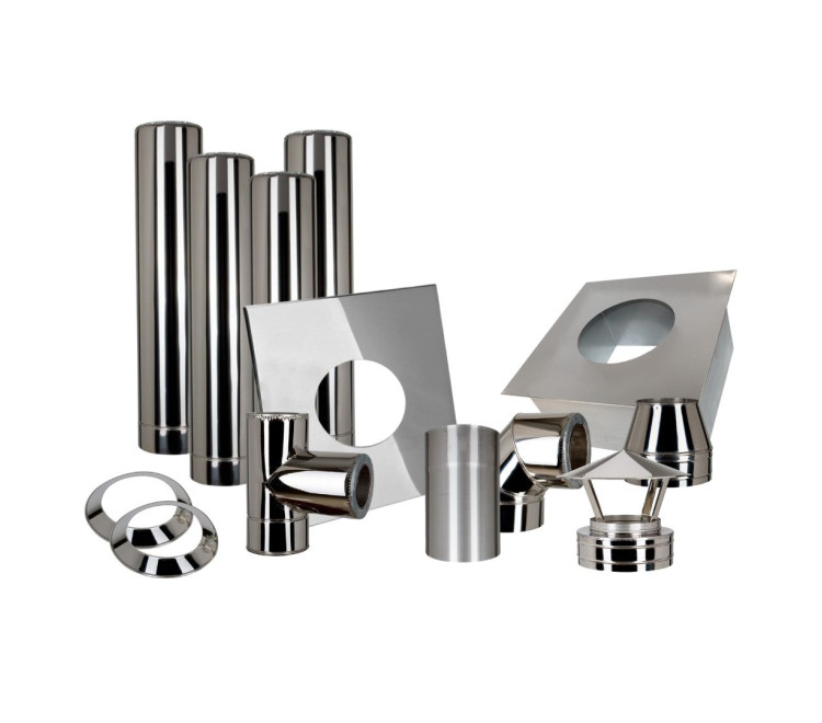 Sauna chimney kit through the wall 5 m