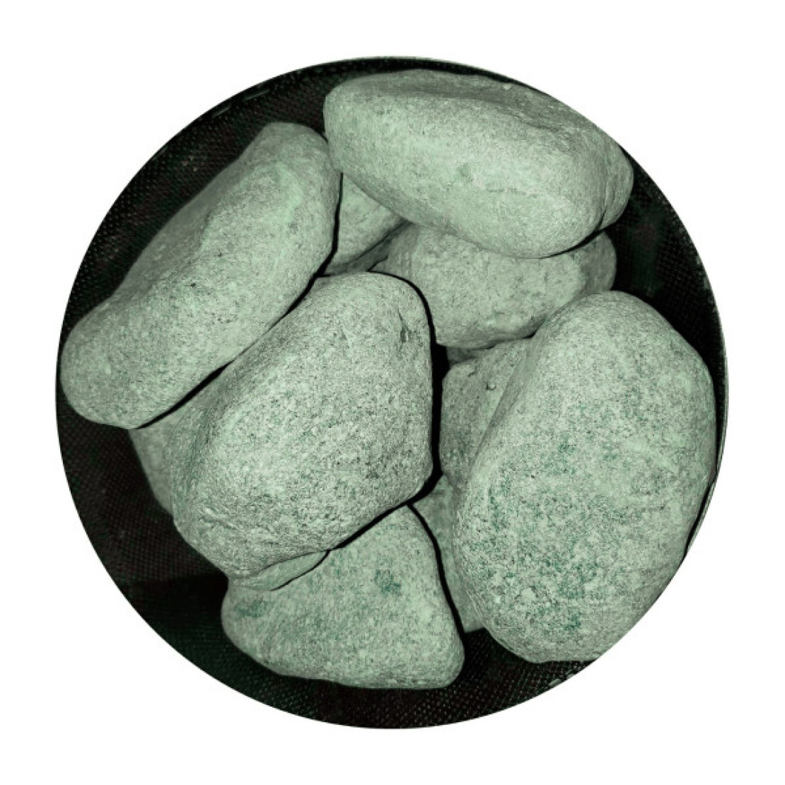 Jadeite stoned 10-16cm/25 kg