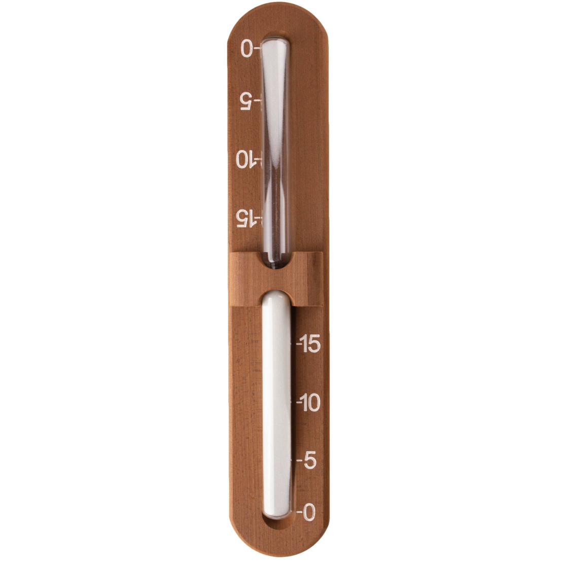 Hourglass with the thermal-wood case