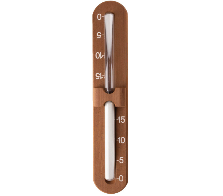 Hourglass with the thermal-wood case