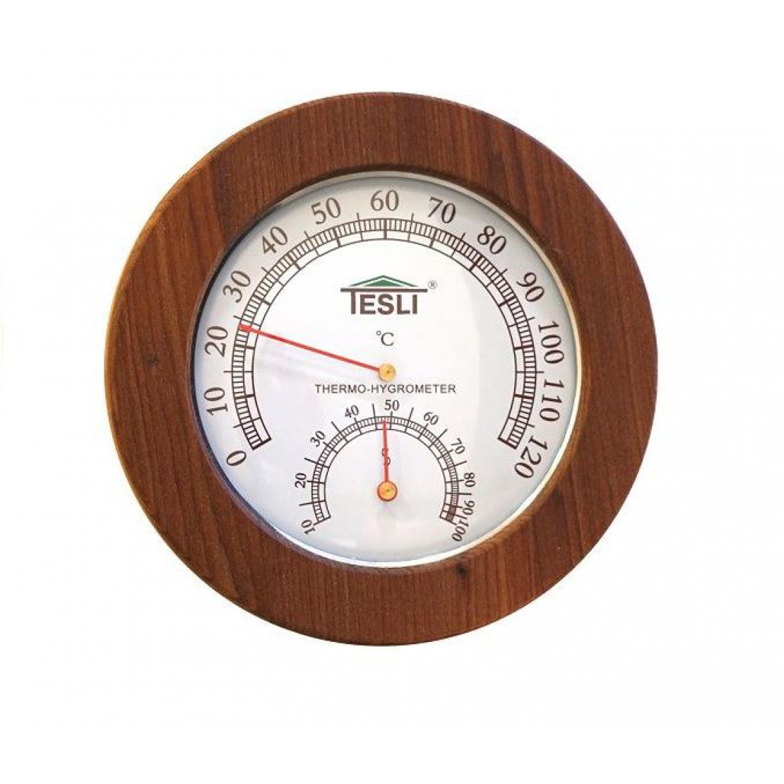 Thermohygrometer for saunas and baths Tesla small D 165 mm