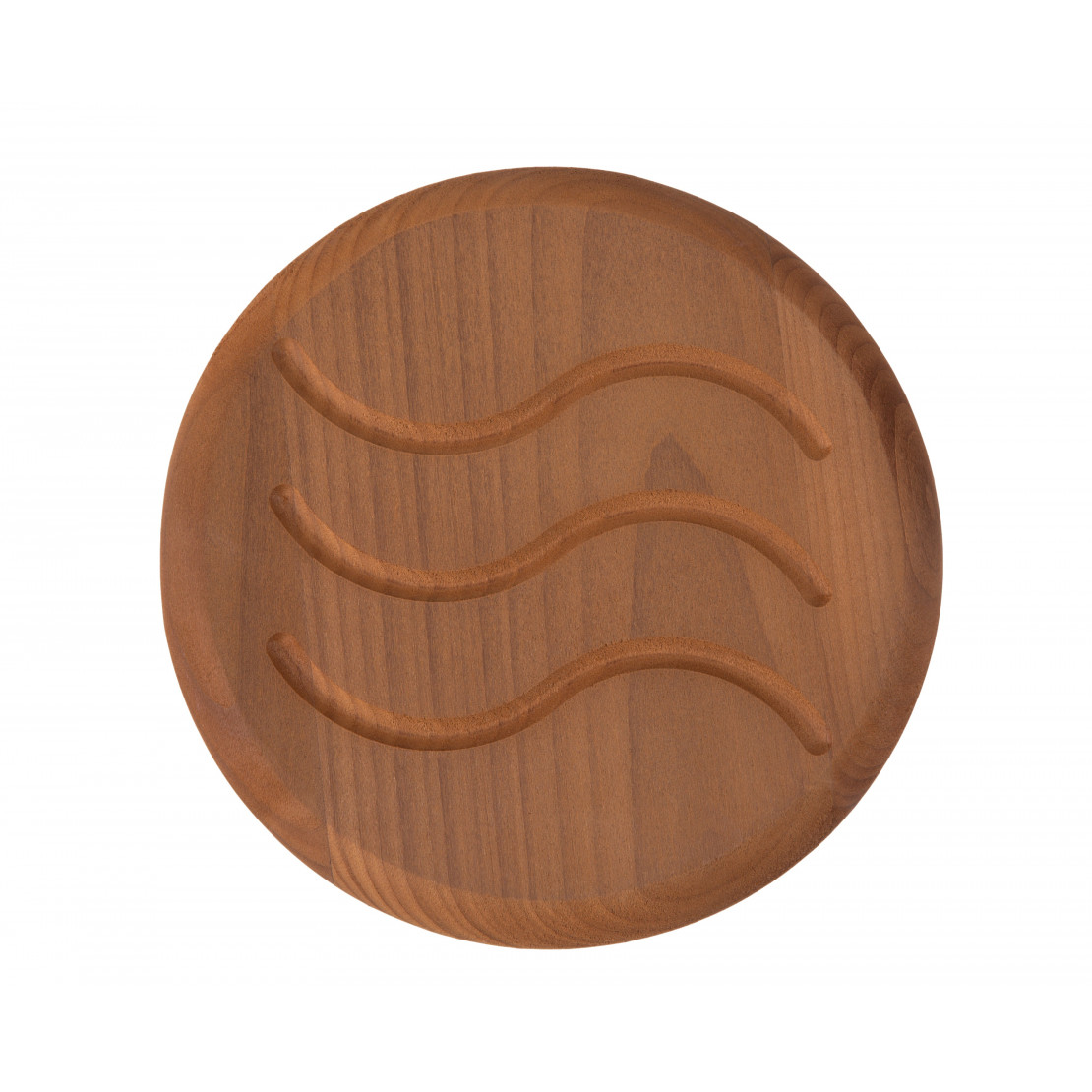 Vent Shutter d100 thermowood, stainless steel base