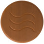 Vent Shutter d125 thermowood, stainless steel base