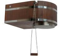 Pouring device ICEBERG 45 l. made of thermal wood and a stainless insert