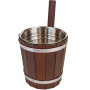 Tub Thermal 5 L from thermal wood and stainless steel insert