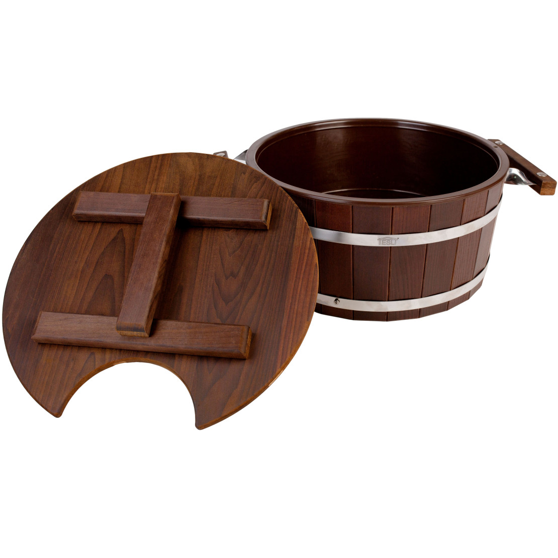 Steamer Thermal of thermal linden 15 L with plastic insert with a lid