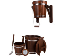 Set #12 for bath and sauna (5 items)
