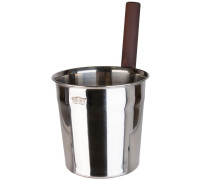 Sauna bucket Tesli 5 l. Steel