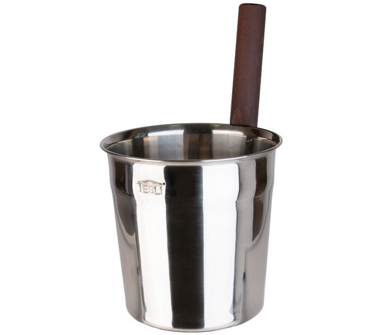 Sauna bucket Tesli 5 l. Steel