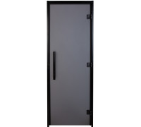 Hammam doors Tesli Antalya Black Sateen 2000x800