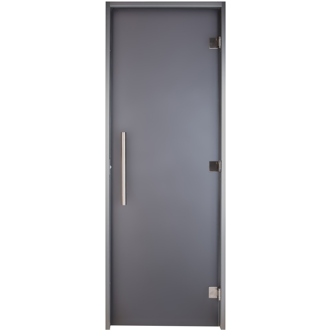 Дверь для хаммама Tesli Antalya Graphite Sateen 2000x800