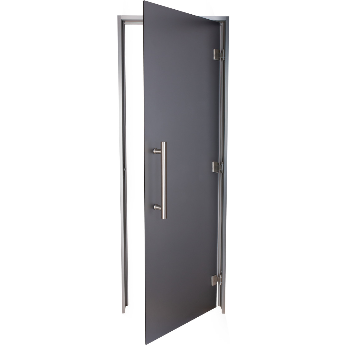 Дверь для хаммама Tesli Antalya Graphite Sateen 2000x800