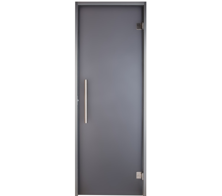 Hammam doors Tesli Antalya Graphite 1900x700