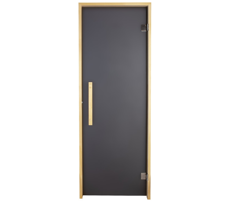 Двері для лазні та сауни Tesli Lux Graphite Sateen 1900х700