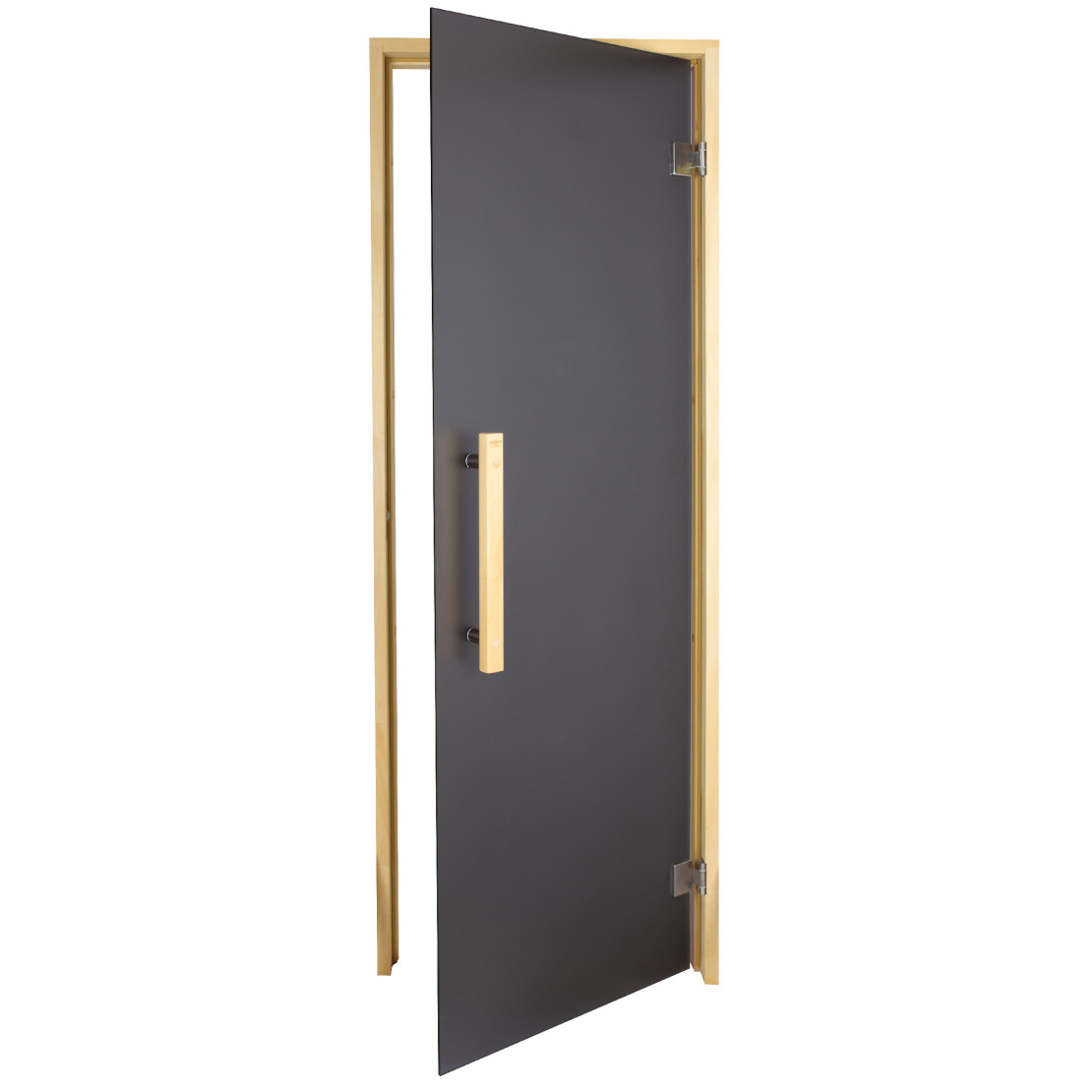 Двері для лазні та сауни Tesli Lux Graphite Sateen 1900х700