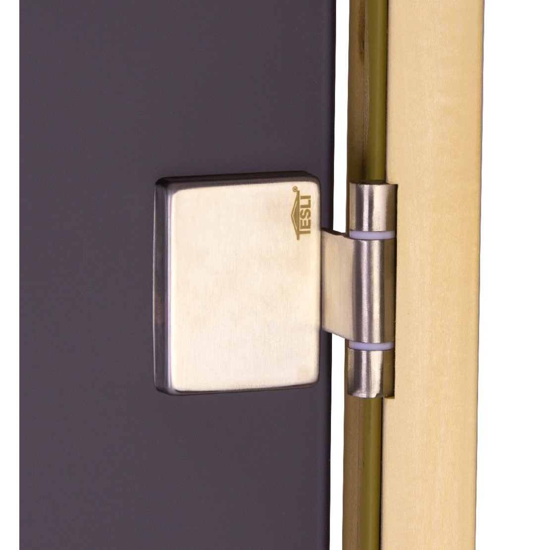 Двері для лазні та сауни Tesli Lux Graphite Sateen 1900х700