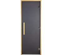 Door for bath and sauna Tesli Lux Graphite 2000х800