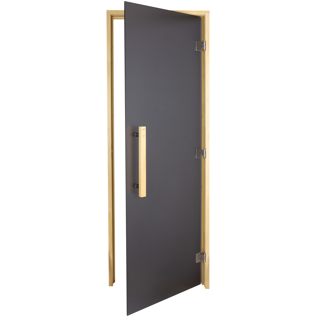 Door for bath and sauna Tesli Lux Graphite 2000х800