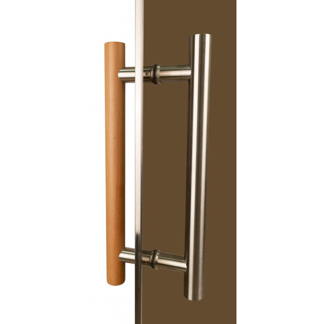 Дверь для бани и сауны Tesli Steel Magnetic 1900х700