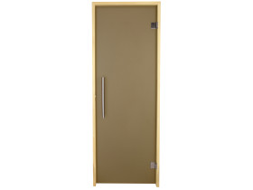 Двері для лазні та сауни Tesli Steel Sateen 1900х700