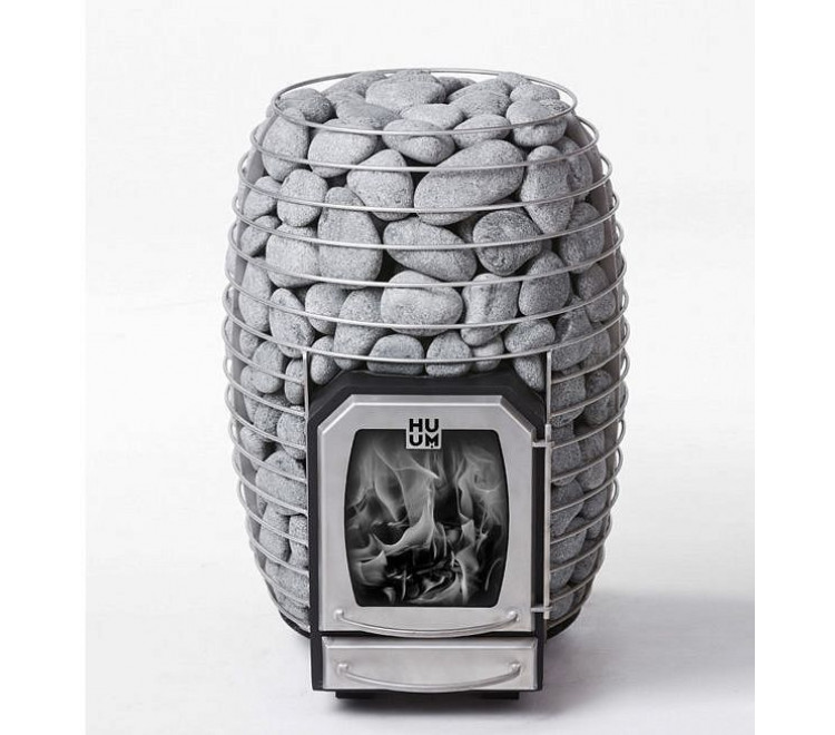 Wood-burning stove for bath and sauna HUUM HIVE Wood 17 kW
