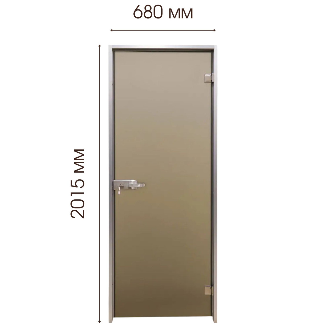 Doors - Tesli Terra Bronze Sateen 2000х700