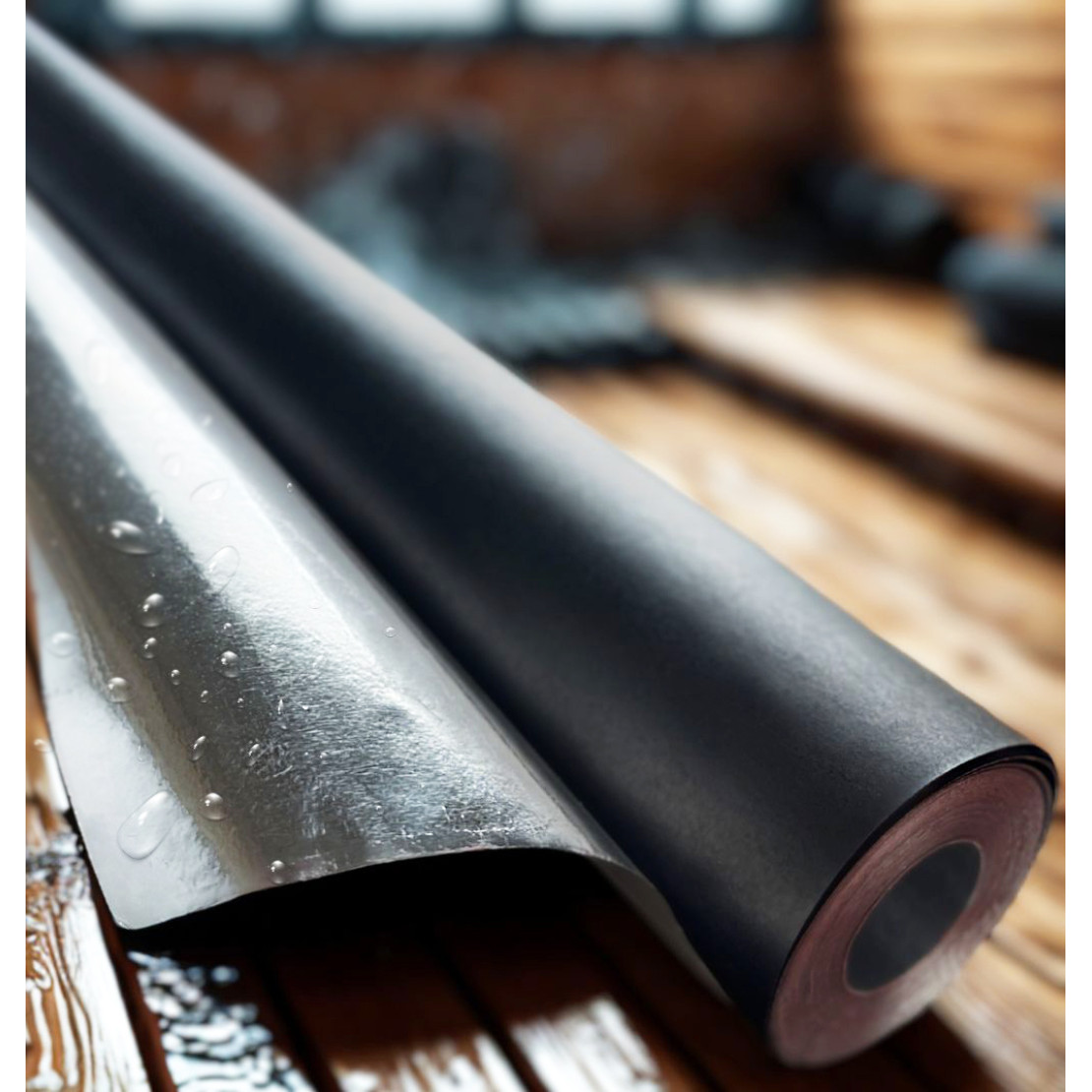 Foil for baths and saunas