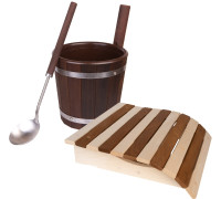 Set #3 for bath and sauna (3 items)