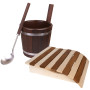 Set #3 for bath and sauna (3 items)