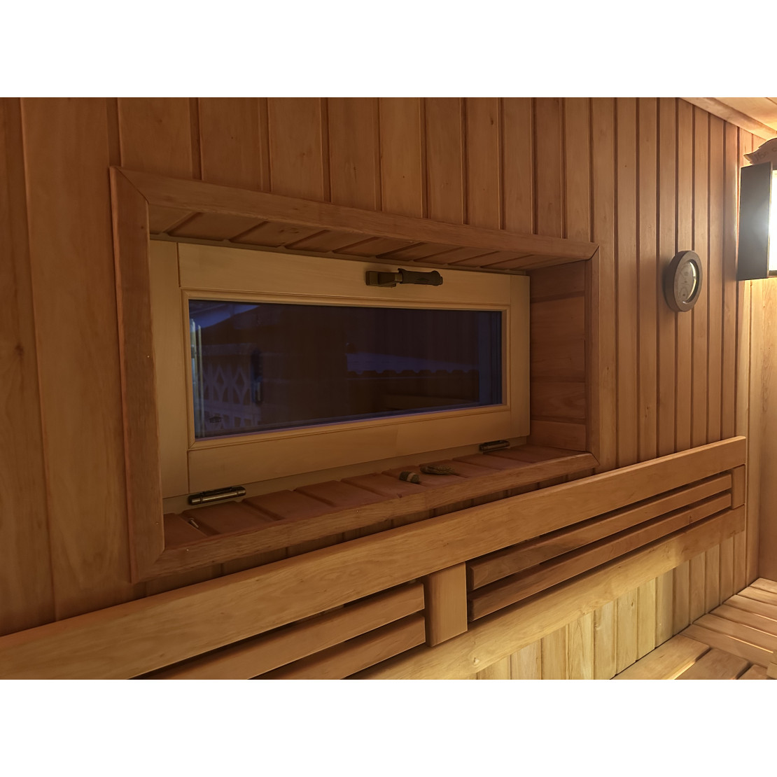 Sauna window Tesli "Premium" hinged 1000x500