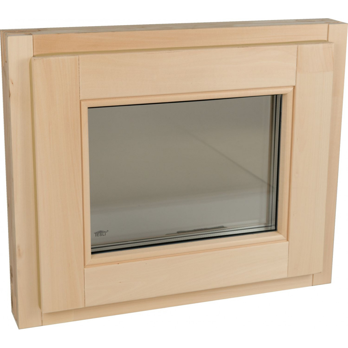 Sauna window Tesli "English" 600x500