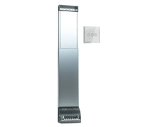 Climate control for bath and sauna SAUNUM Base S steel + remote control white