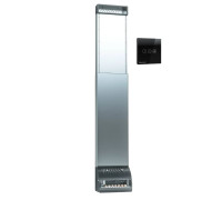 Climate control for bath and sauna SAUNUM Base S steel + black remote control