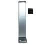 Climate control for bath and sauna SAUNUM Base S steel + remote control black