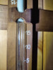 Hourglass with the thermal-wood case