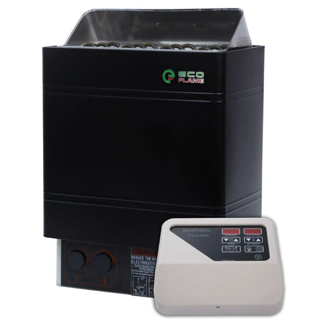 Electric heater EcoFlame AMC 60-D 6 kW with CON4 remote control
