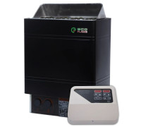 Electric heater for sauna and bath EcoFlame AMC 90-D 9 kW + CON4 remote control