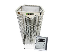 Electric heater for bath and sauna Ecoflame LD90 9 kW + remote control CON6