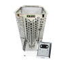 EcoFlame LD90 9 kW electric heater and CON6 remote control