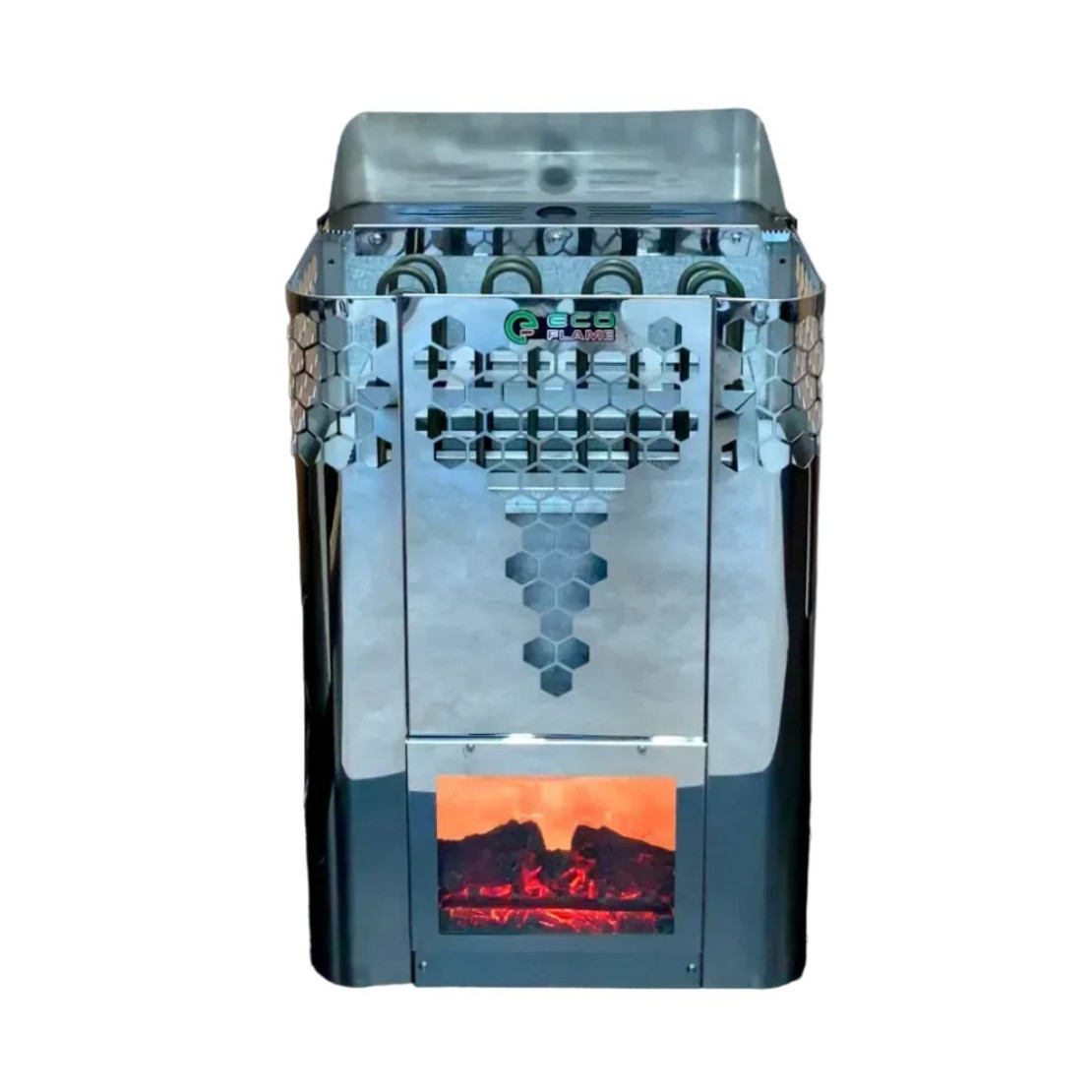 Electric heater EcoFlame HYB90 9 kW + remote control CON6