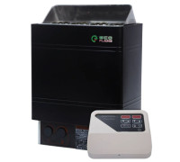 Electric heater for sauna and bath EcoFlame AMC D 4.5 kW + CON remote control