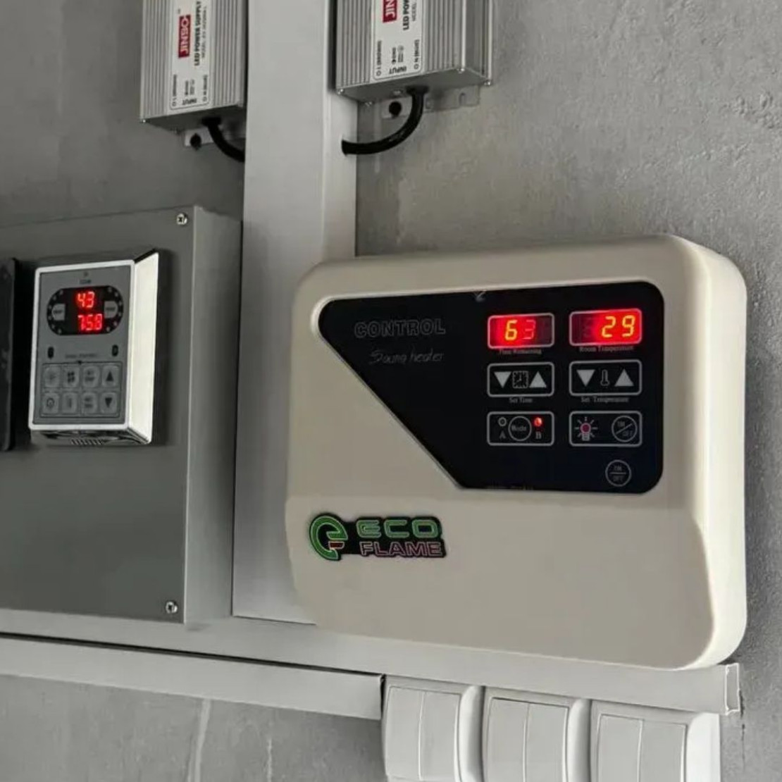 EcoFlame CON 4 220V control panel