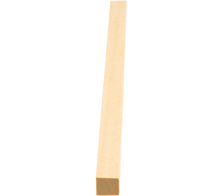 Decorative linden beam 10x10 "Lux", spliced