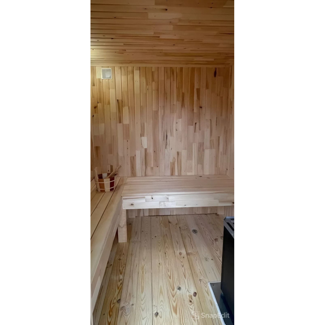 Lining (lambery) linden 80 "Country B", spliced 80x13x2200-2400 mm.