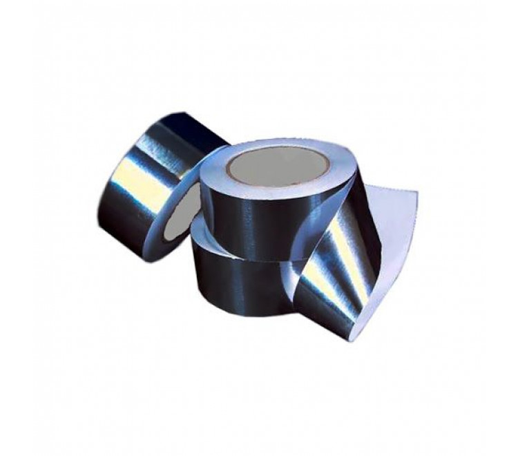 Aluminium adhesive tape, heat-resistant (foil reinforced) 50 m.p.