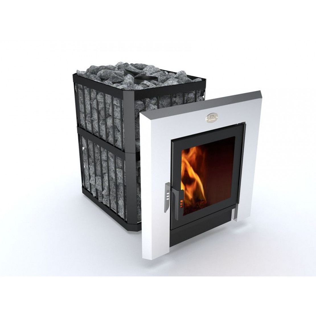 Stove for baths and saunas NOVASLAV "Rod - Panorama" 18 m³