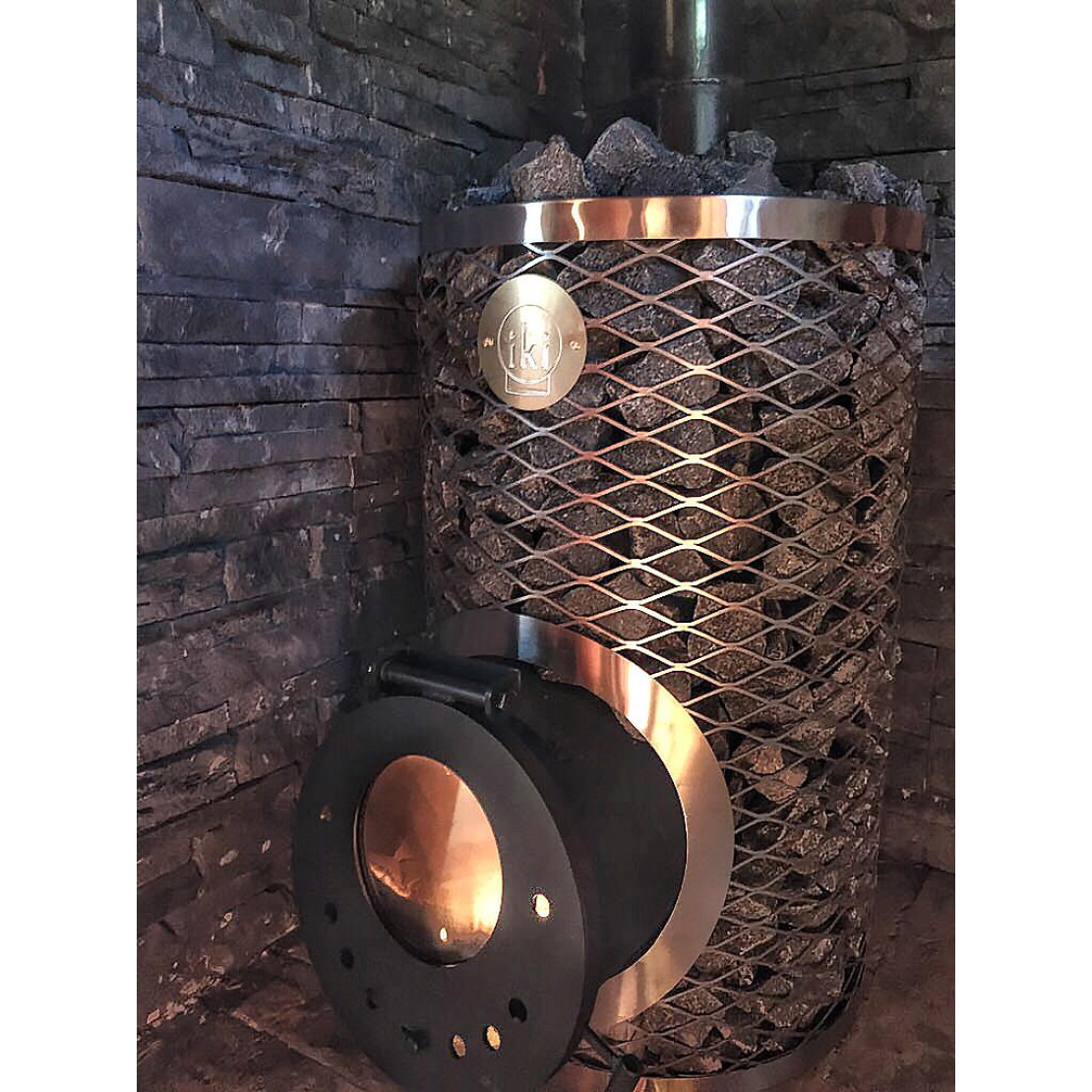 Wood-burning sauna stove Löyly-IKI jr. 8 - 14