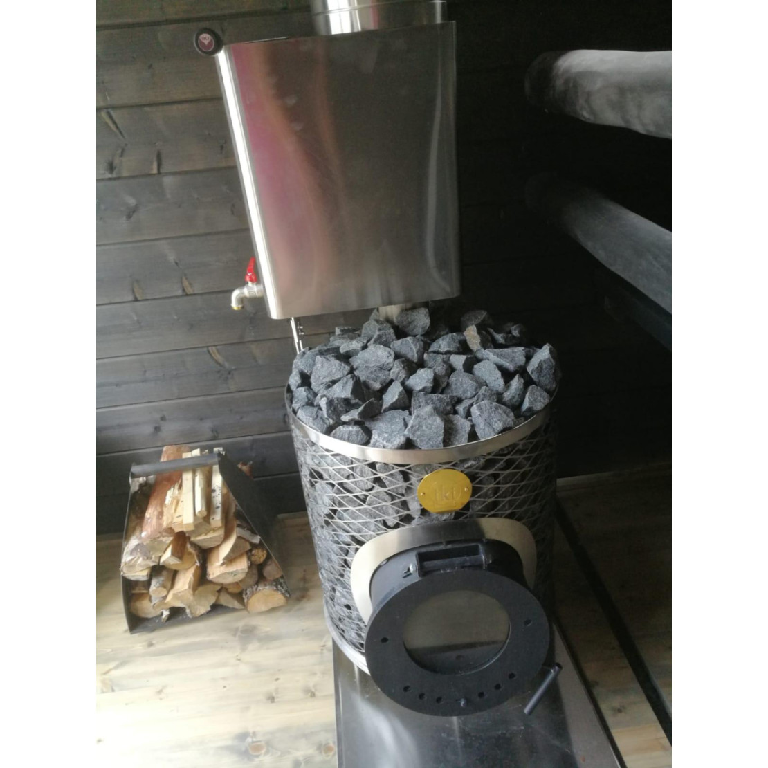 Wood-burning sauna stove IKI Original 30