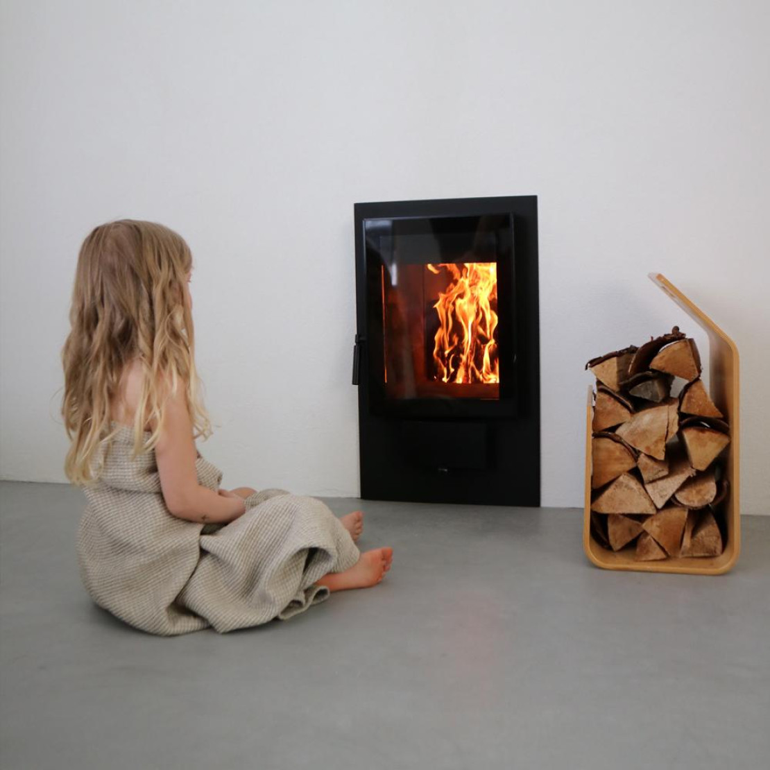 Wood-burning sauna stove IKI KIVI 15 - 25 SL left-hand door